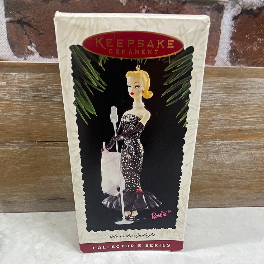 Hallmark Keepsake Barbie Solo in the Spotlight Dated Ornament 1995 QXI5049